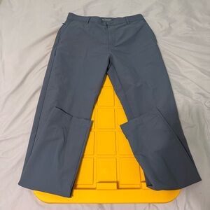 Banana Republic China Blue Flat Front Chino Flex Golf Pants Men's 34 X 34